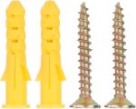 Taquetes de Expansión de Plástico con Tornillos Autorroscantes 50 Piezas - Image 2